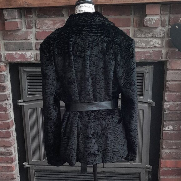Valerie Stevens Vintage Faux Persian Lamb Jacket NWT - Picture 4 of 7